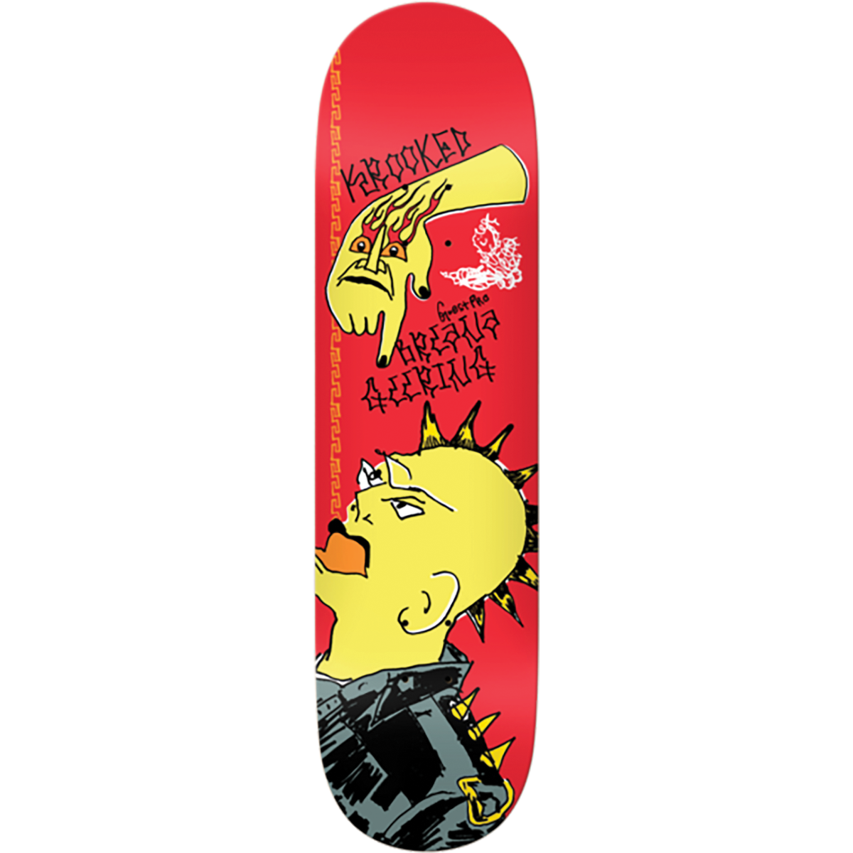 Krooked - Breana Geering Guest Punx Red Deck (8.5)