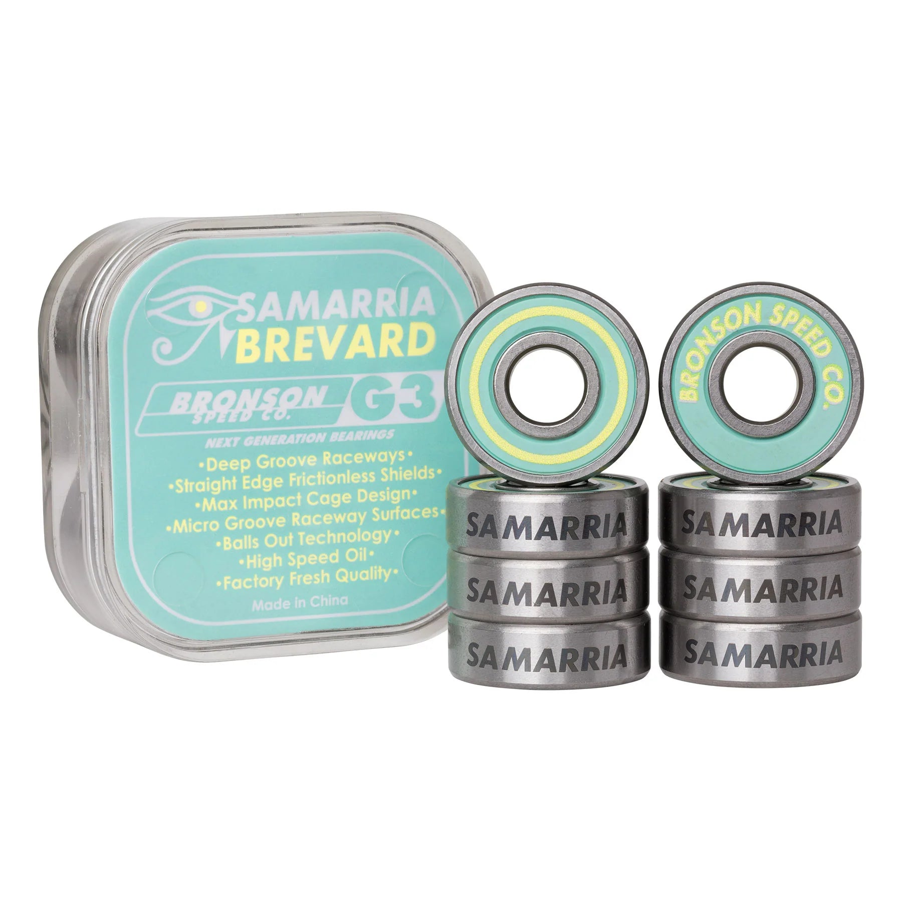 Samarria Brevard G3 Bronson Skateboard Bearings