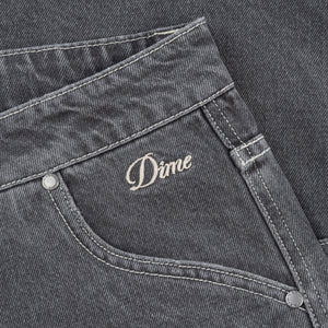 Dime Classic Denim Shorts - (Faded Black)