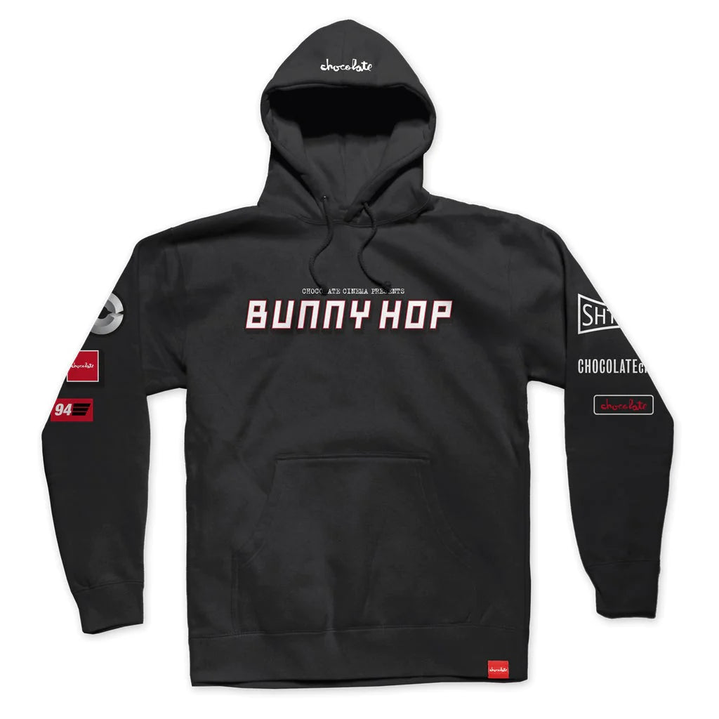 Chocolate Bunny Hop Pullover Hoodie-(black)