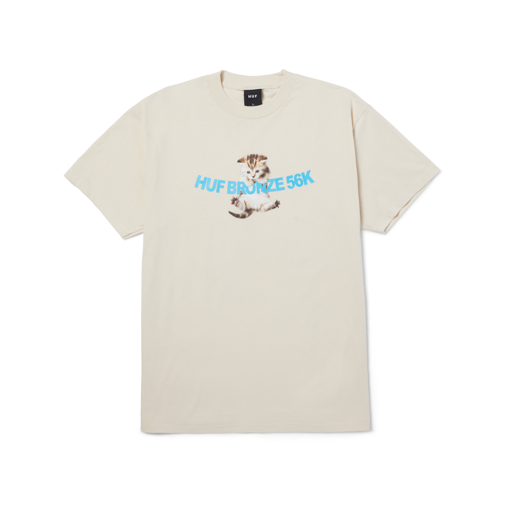 HUF X Bronze56k "Hang in There" S/S Tee - (Natural)