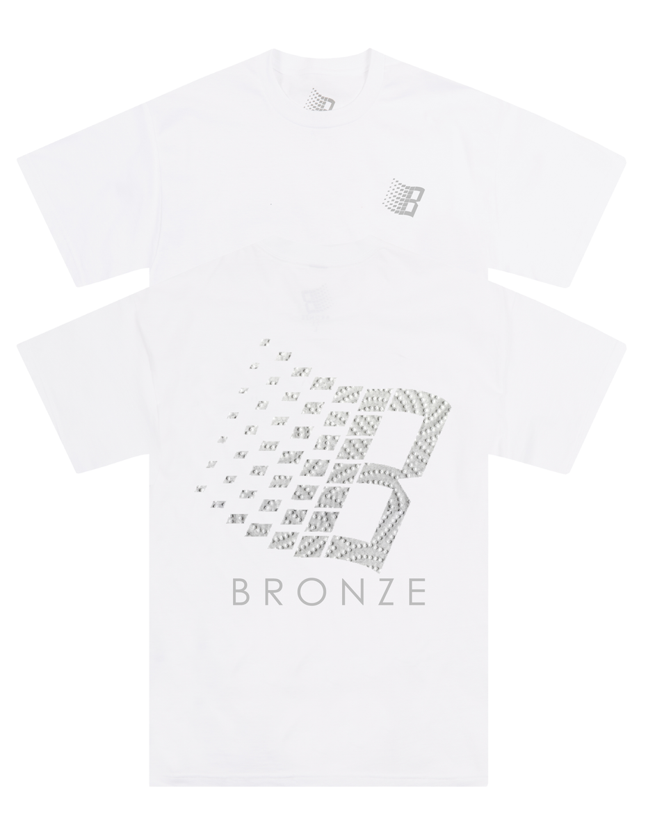 Bronze 56k Towel B Logo T-Shirt - White