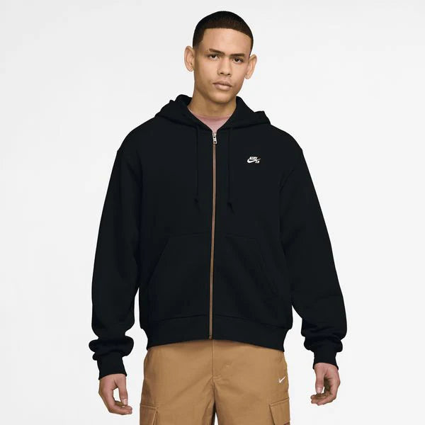 Nike SB Full-Zip Fleece Hoodie - (Black)