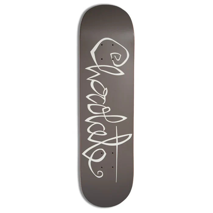 Chocolate Trahan OG Script Deck - 8.25