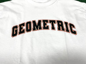 Geometric Varsity Tee - (Maroon/Cream/Black)