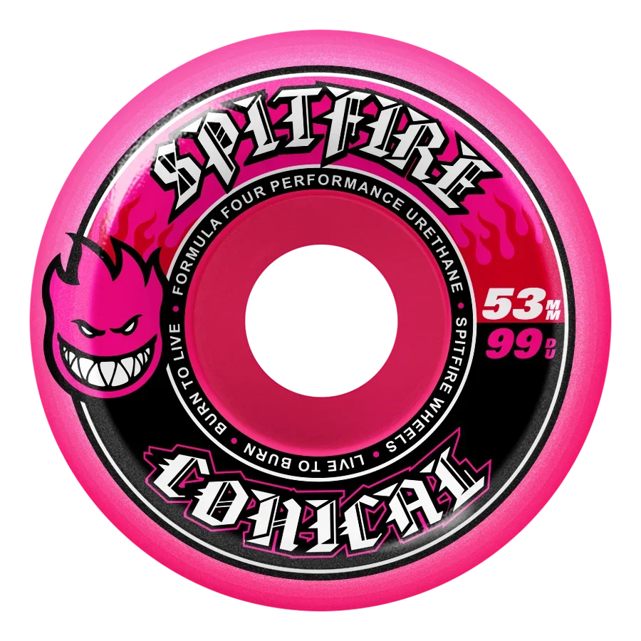 Spitfire F4 99D Conical Pink - (53mm)