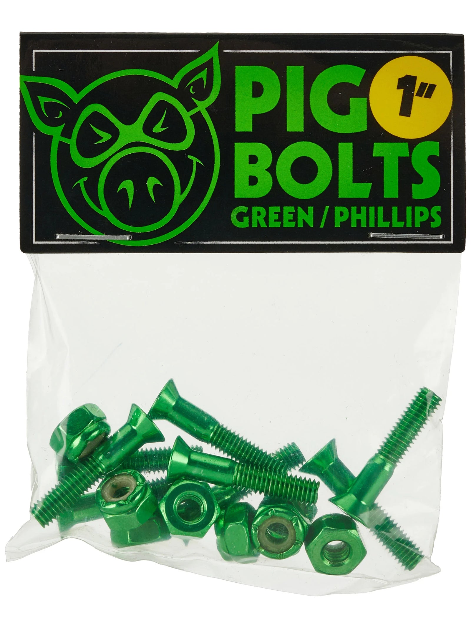 Pig 1" Phillips Hardware - (Green)