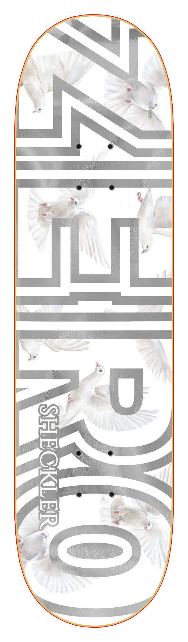 Zero Sheckler Bold Doves Deck - (8.25)