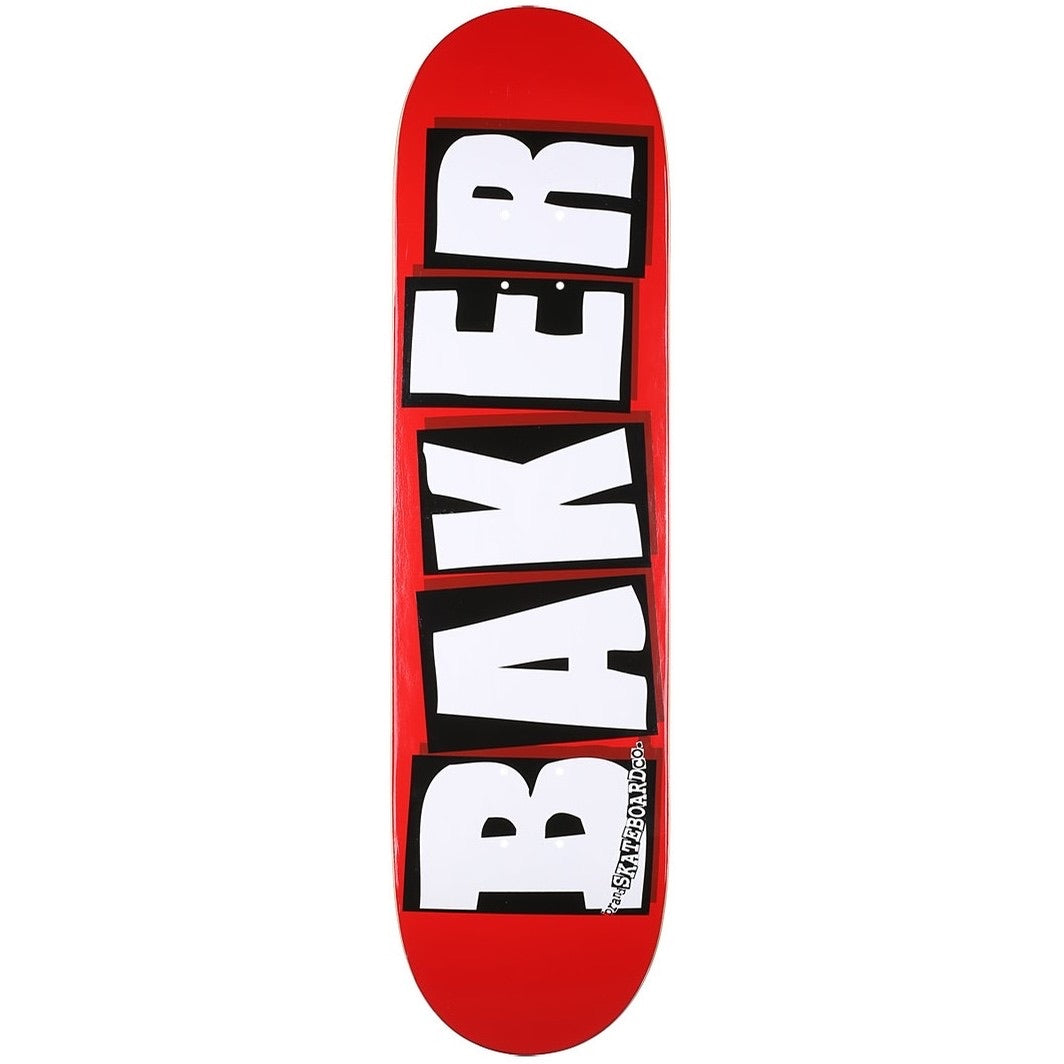 Baker Brand Logo Deck (White) - (8.25)